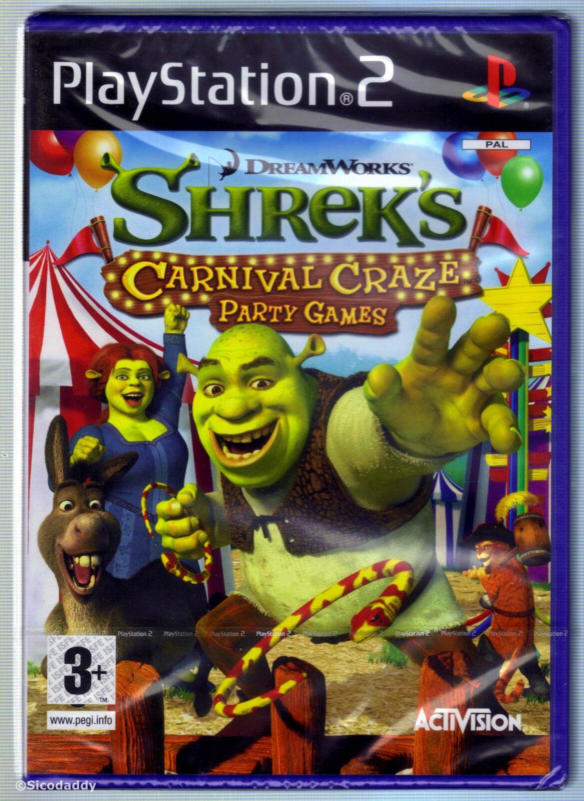 Shrek's Carnival Craze Party Games PAL Playstation 2