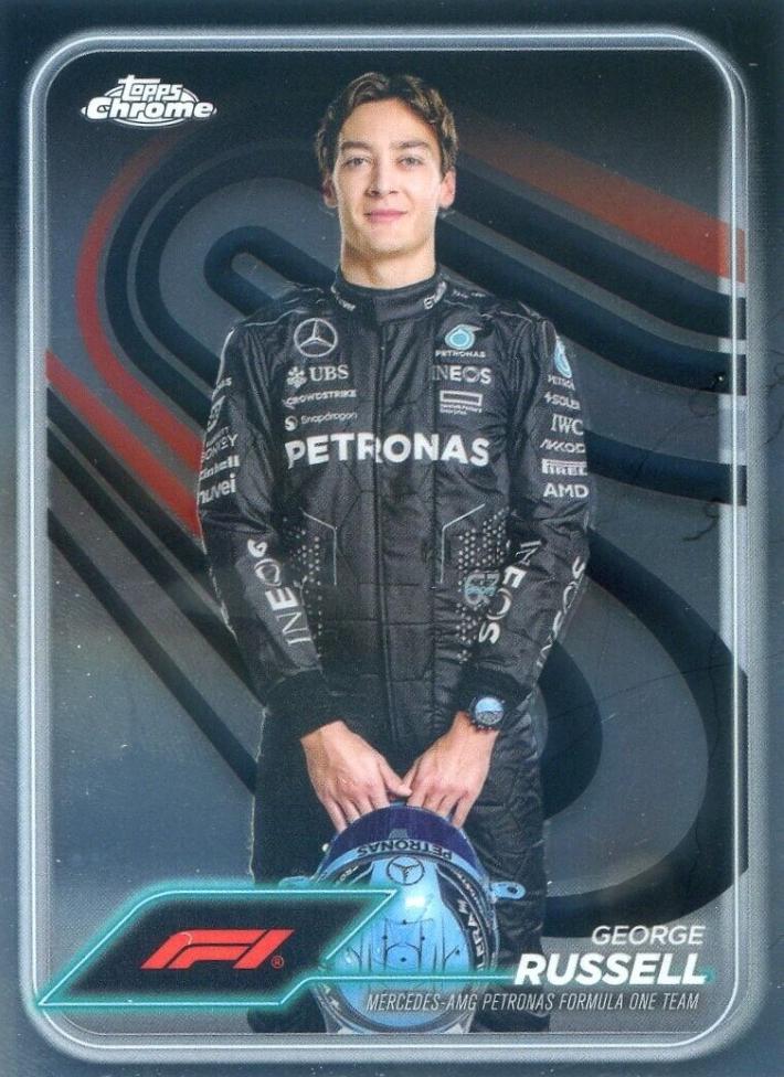 2024 Topps finest F1 ジョージ・ラッセル 2024 Topps Finest Formula 1 F1 George Russell #5 Common Gold /50