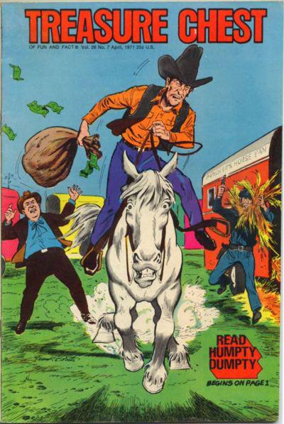 Treasure Chest of Fun and Fact #7 487 (1971) Comic Books Treasure Chest of Fun and Fact
