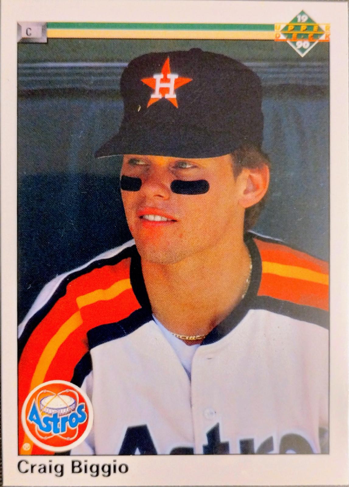 Craig Biggio #104 Baseball Cards 1990 Upper Deck