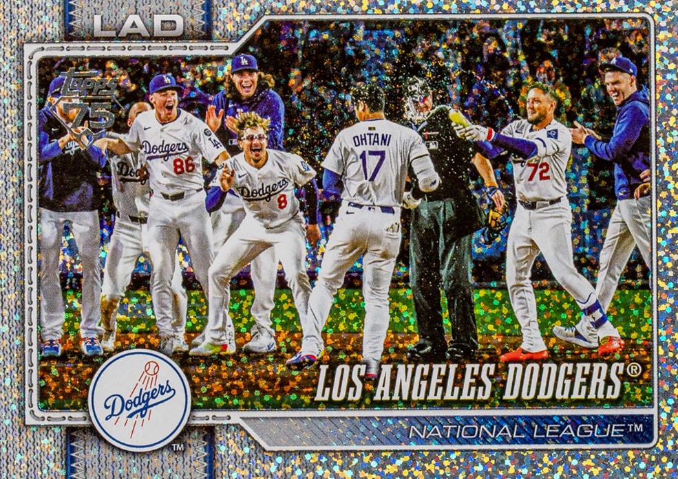 2026 Topps Los Angeles Dodgers [Sandglitter] #256 card