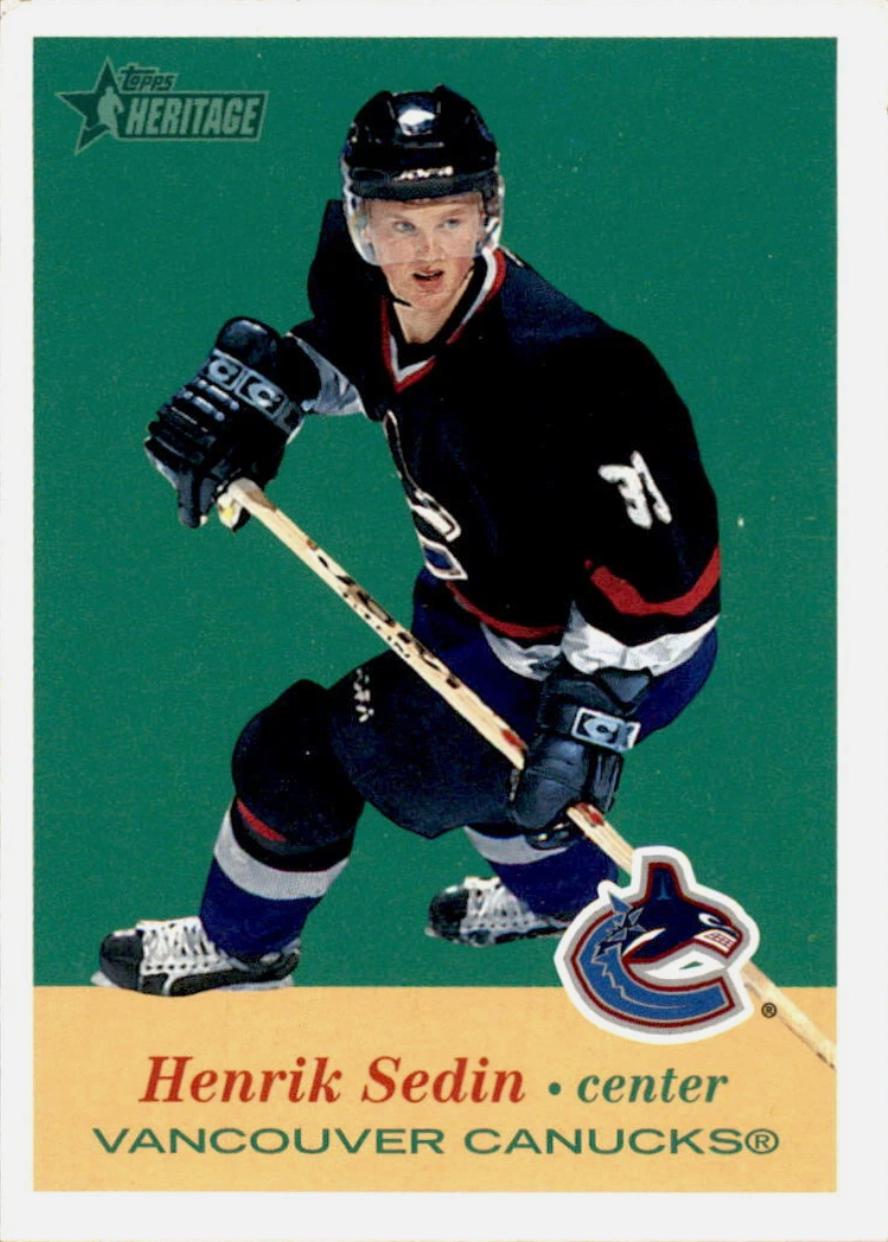 Henrik Sedin #27 2001 Topps Heritage Hockey