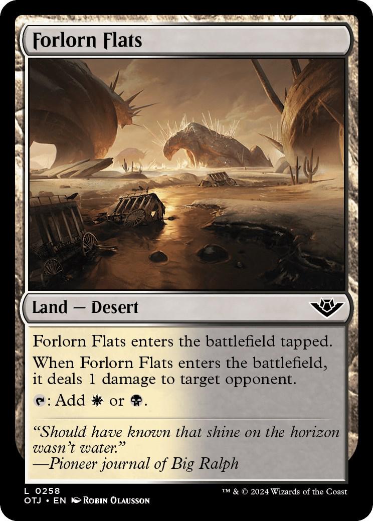 Forlorn Flats #258 Magic Outlaws of Thunder Junction