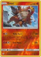 Entei [Reverse Holo] #28 Pokemon Cosmic Eclipse Prices