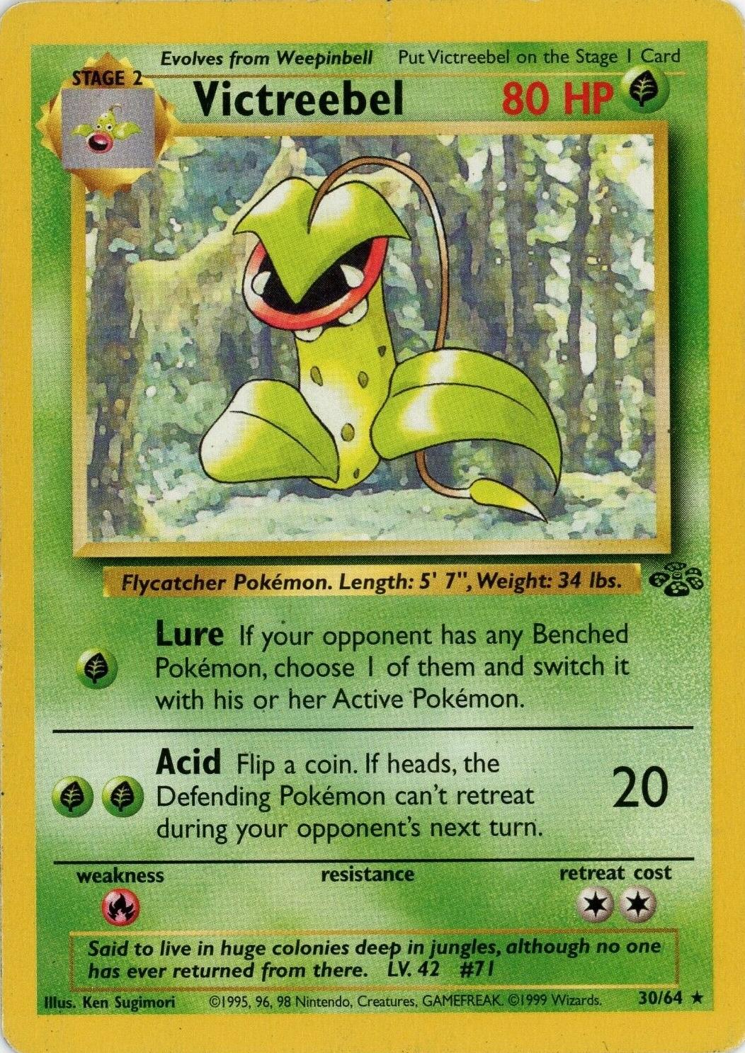 Victreebel #30 Pokemon Jungle