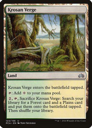 Krosan Verge Magic Planechase Anthology