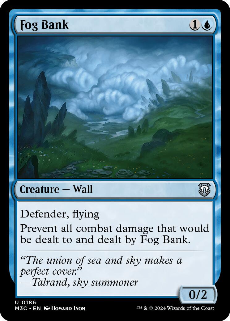 Fog Bank #186 Magic Modern Horizons 3 Commander
