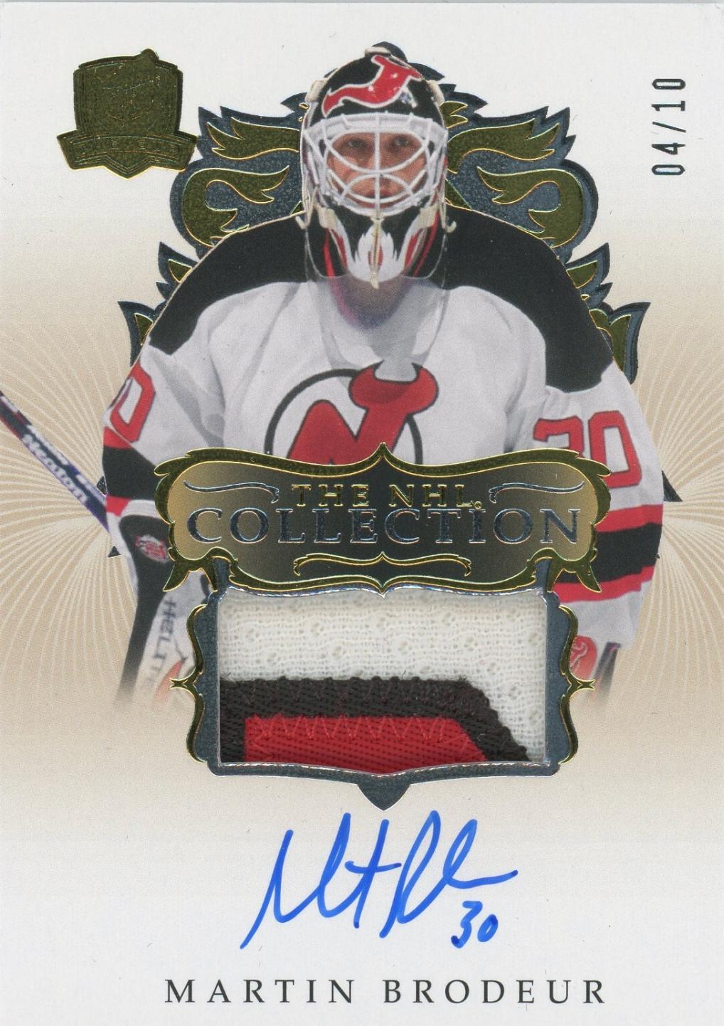Martin Brodeur #NHL-MB 2023 Upper Deck The Cup NHL Collection Autograph