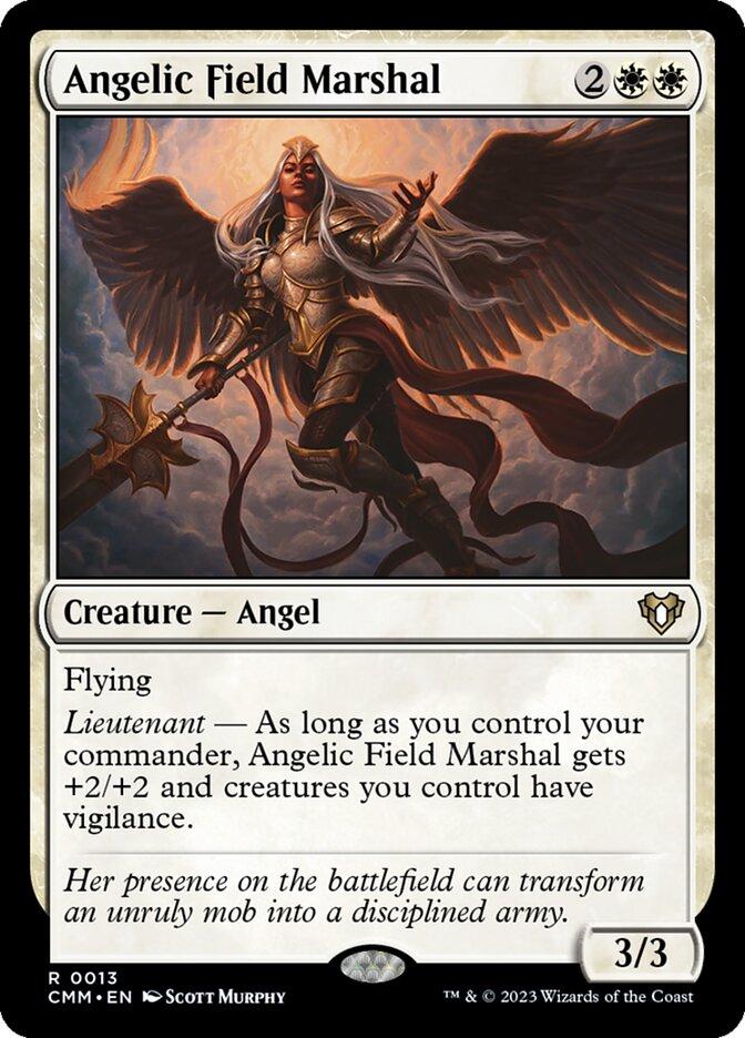 Angelic Field Marshal #13 Magic Commander Masters