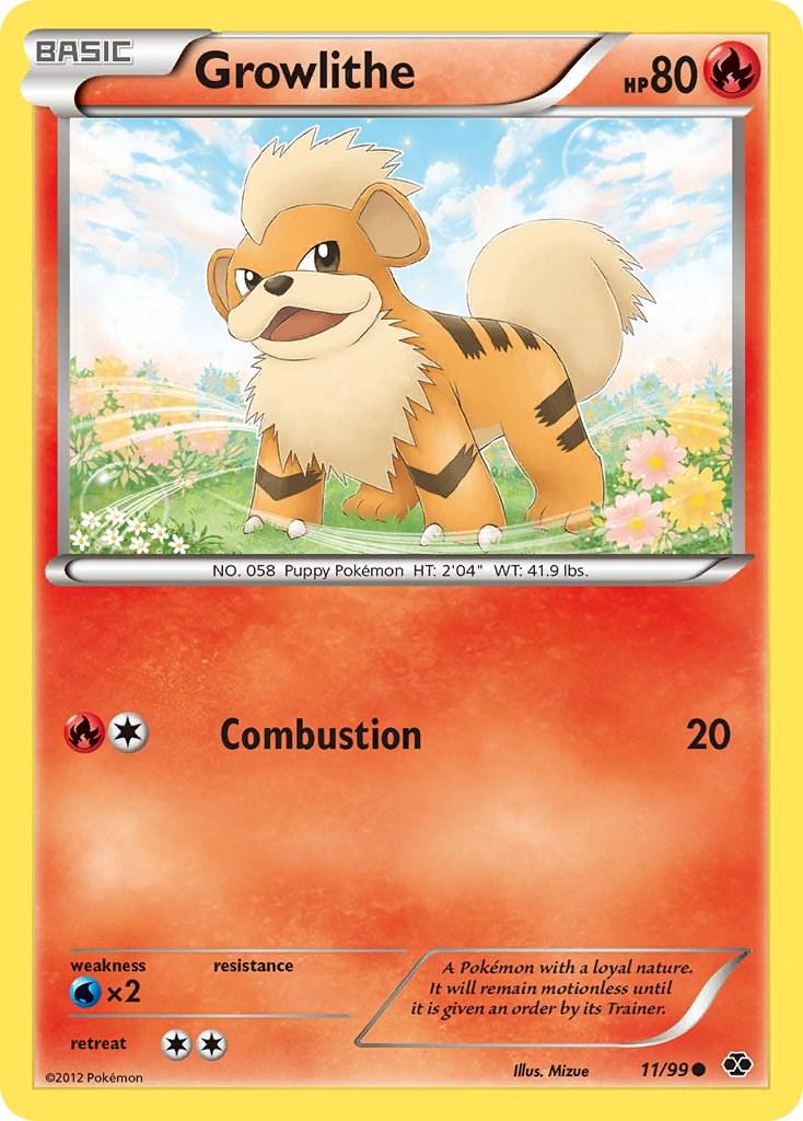 Growlithe #11 Pokemon Next Destinies