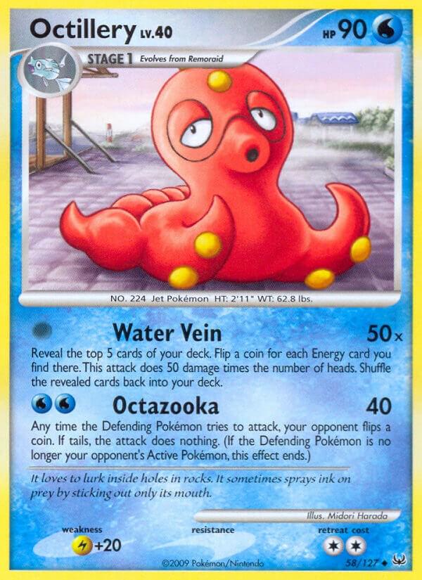 Octillery #58 Pokemon Platinum