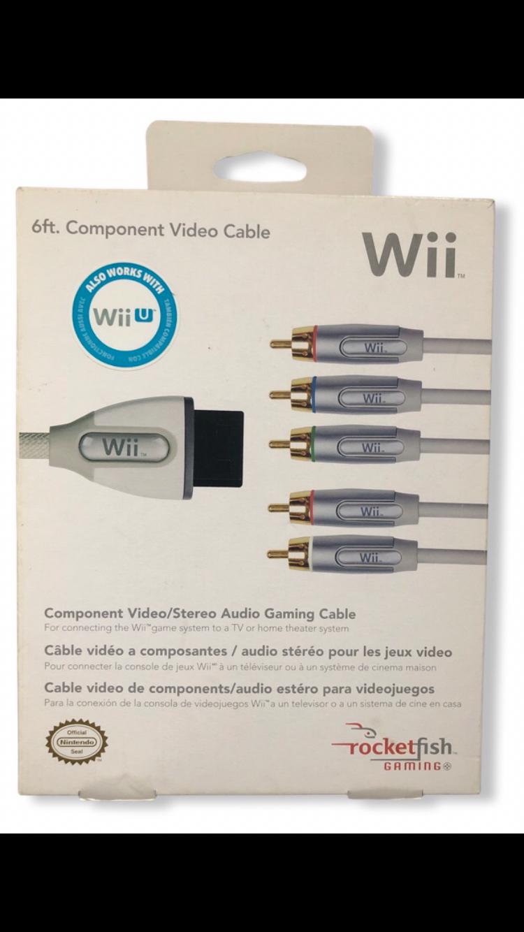 6ft Component Video Cable Wii