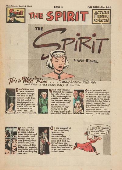 Spirit #4/4/1948 (1948) Comic Books Spirit
