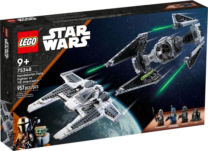 Mandalorian Fang Fighter vs TIE Interceptor #75348 LEGO Star Wars