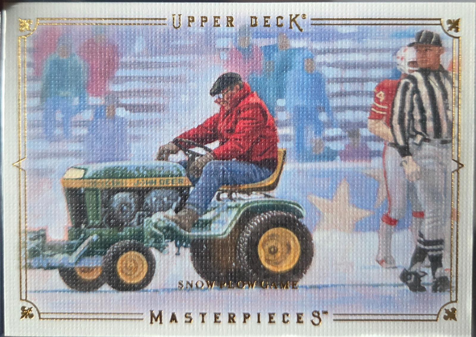 Snow Plow Game #80 2008 Upper Deck Masterpieces Football