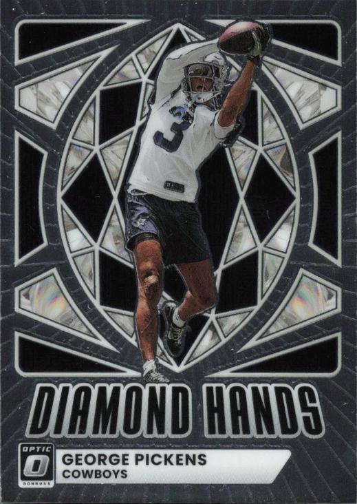 2025 Panini Donruss Optic Diamond Hands George Pickens #7 card