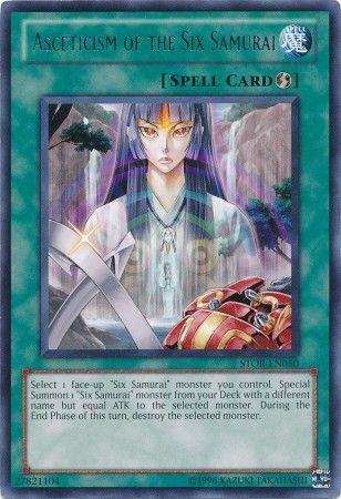 Asceticism of the Six Samurai STOR-EN050 YuGiOh Storm of Ragnarok
