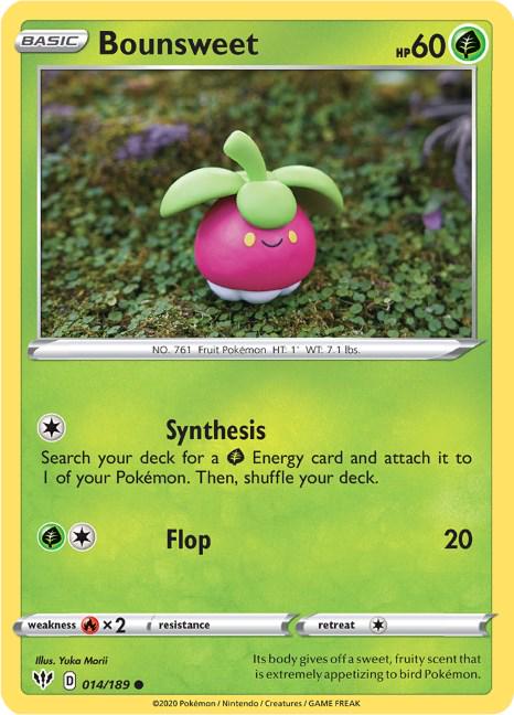 Bounsweet #14 Pokemon Darkness Ablaze