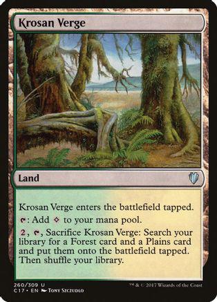 Krosan Verge Magic Commander 2017
