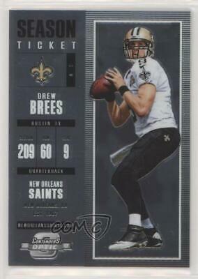 Drew Brees #7 Football Cards 2017 Panini Contenders Optic