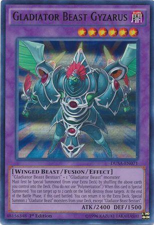 Gladiator Beast Gyzarus DUSA-EN071 YuGiOh Duelist Saga