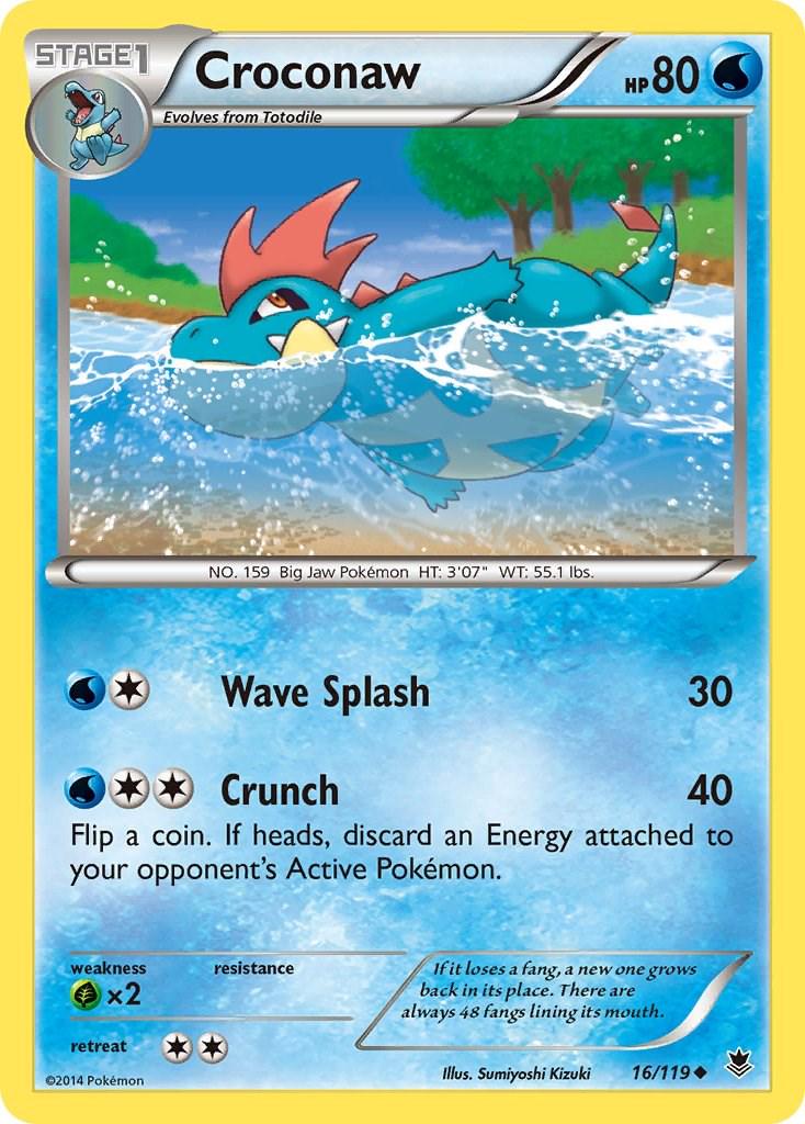 Croconaw #16 Pokemon Phantom Forces