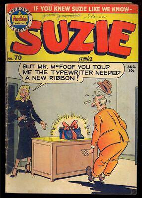 Suzie Comics #70 (1949) Comic Books Suzie Comics