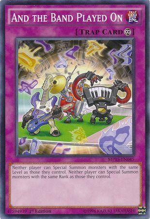 And the Band Played On MP15-EN045 YuGiOh 2015 Mega-Tin Mega Pack