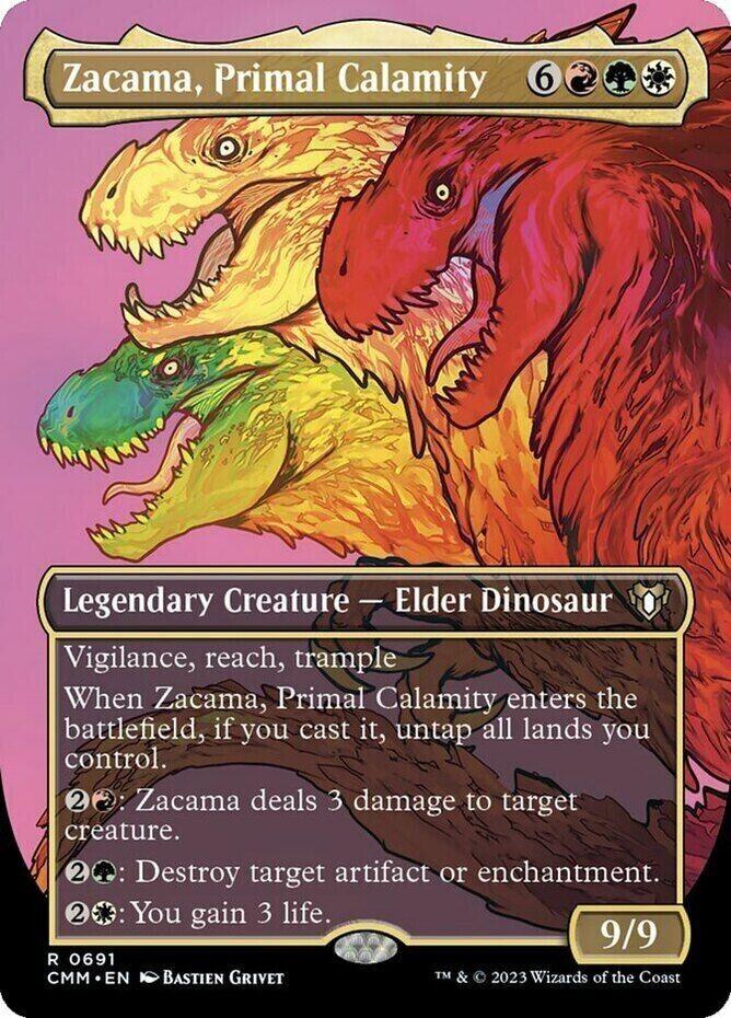 Zacama, Primal Calamity #691 Magic Commander Masters