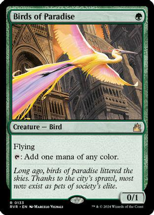 Birds of Paradise #133 Magic Ravnica Remastered