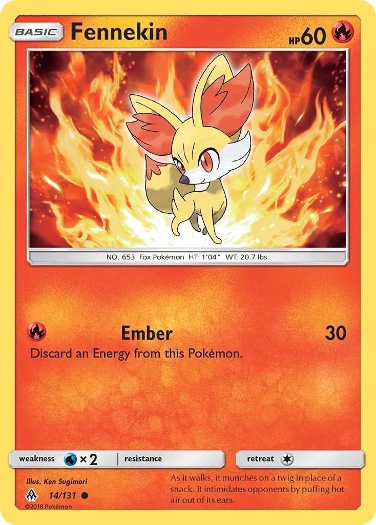 Fennekin #14 Pokemon Forbidden Light