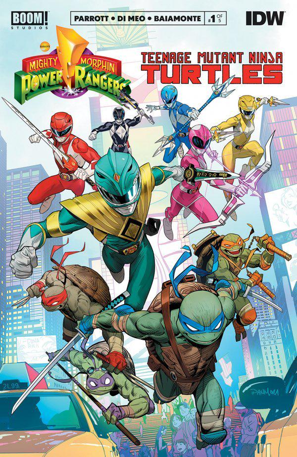 Mighty Morphin Power Rangers / Teenage Mutant Ninja Turtles #1 (2019) Comic Books Mighty Morphin Power Rangers / Teenage Mutant Ninja Turtles