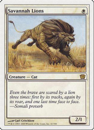 Savannah Lions Magic 9th Edition