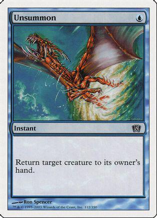 Unsummon Magic 8th Edition