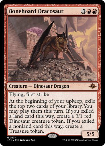 Bonehoard Dracosaur #134 Magic Lost Caverns of Ixalan