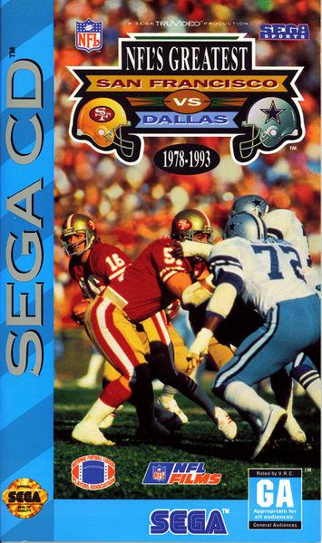 NFL Greatest Teams Sega CD