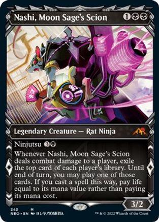 Nashi, Moon Sage's Scion #343 Magic Kamigawa: Neon Dynasty