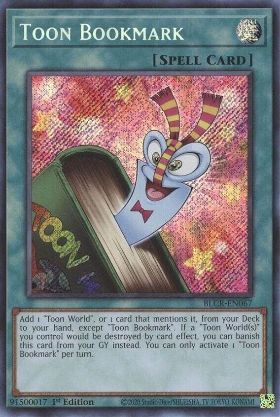 Toon Bookmark BLCR-EN067 YuGiOh Battles of Legend: Crystal Revenge