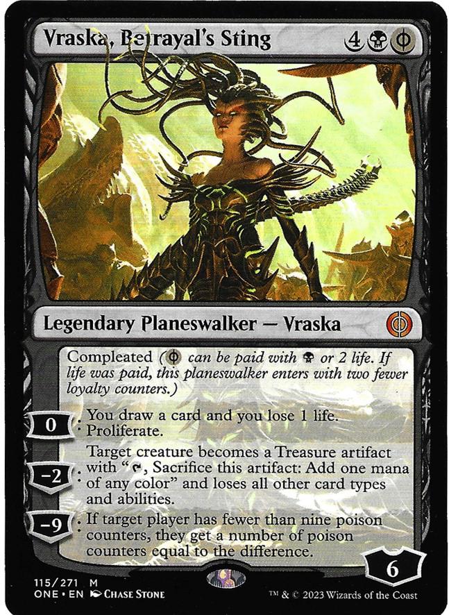 Vraska, Betrayal's Sting #115 Magic Phyrexia: All Will Be One