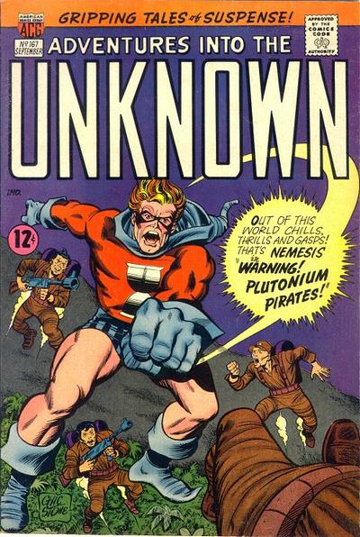 Adventures into the Unknown #167 (1966) Comic Books Adventures into the Unknown