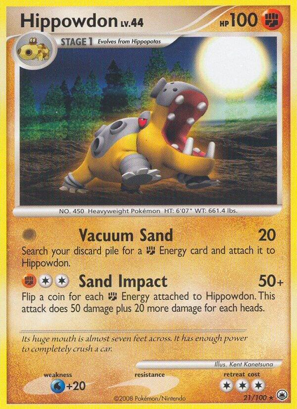 Hippowdon #21 Pokemon Majestic Dawn