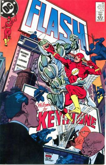 Flash #32 (1989) Cover Art