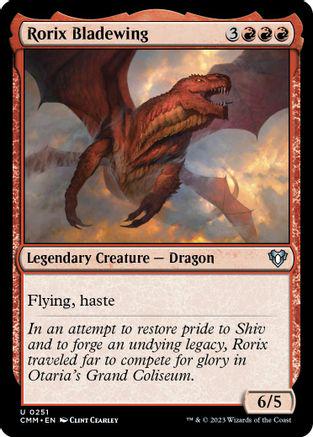 Rorix Bladewing #251 Magic Commander Masters