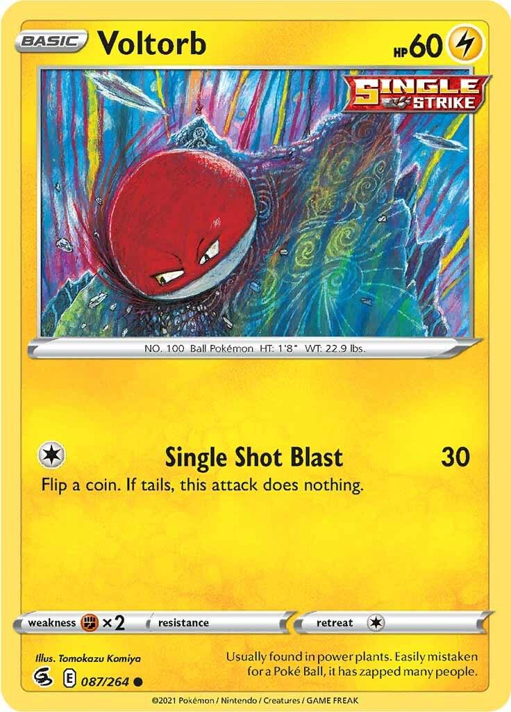 Voltorb #87 Pokemon Fusion Strike