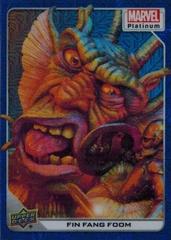 Fin Fang Foom [Blue Rainbow] #4 Marvel 2023 Upper Deck Platinum Prices