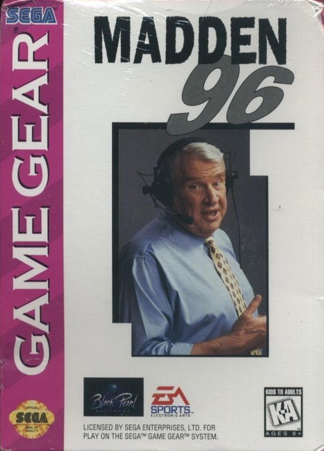 Madden 96 Sega Game Gear