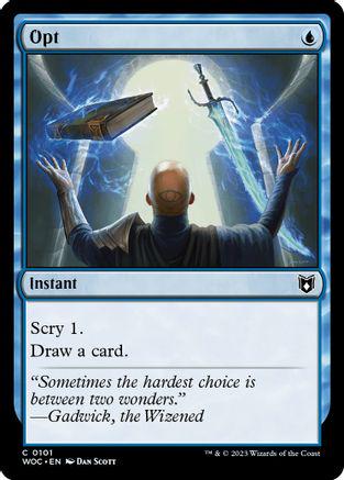 Opt #101 Magic Wilds of Eldraine Commander