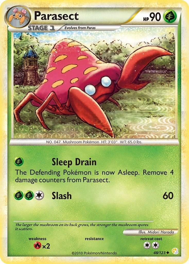 Parasect #48 Pokemon HeartGold & SoulSilver