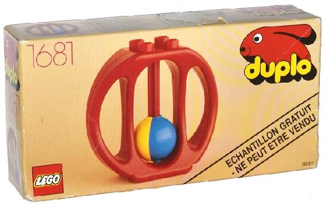 Oval Rattle #1681 LEGO DUPLO