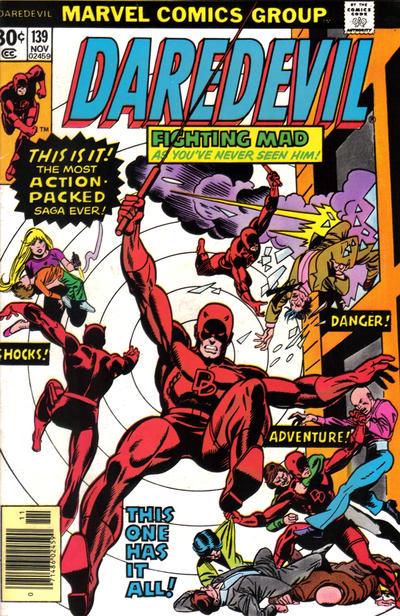 Daredevil #139 (1976) Comic Books Daredevil
